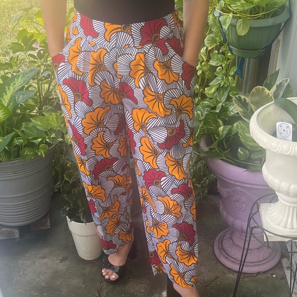 Pants - Floral African Print Women's Pants